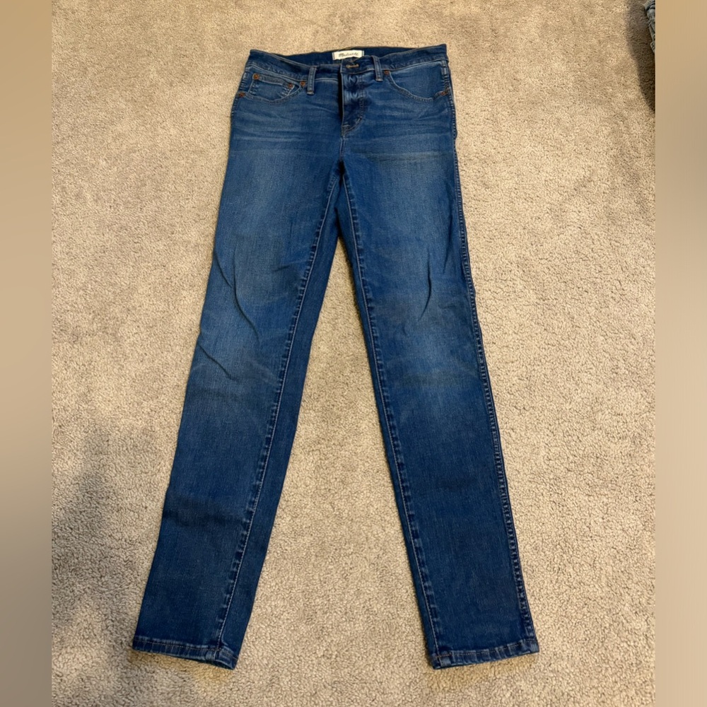 Madewell 9” high rise skinny jeans